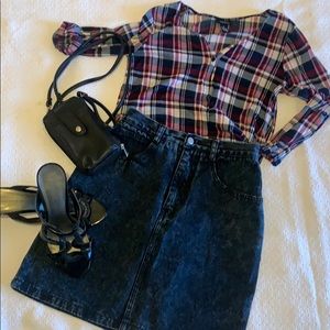 Vintage Mini Denim Skirt